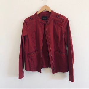 Sanctuary Red Moto Jacket